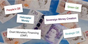 people's qe, helicopter money, strategic qe, green qe