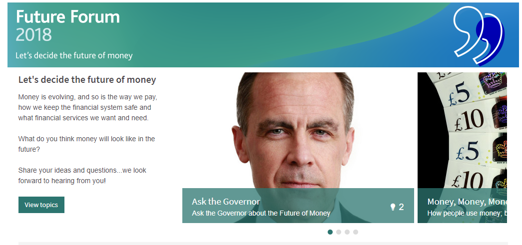 Bank of England Future Forum