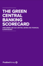 Green central banking scorecard